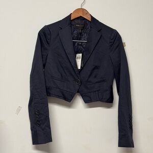 NWT BCBGMaxAzria Dara The Tuxedo Bow Jacket Suit Navy XS